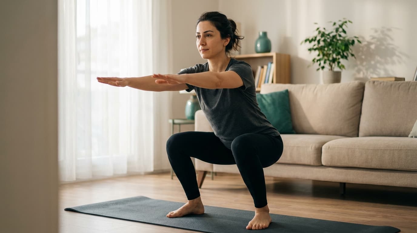 Evde Egzersiz Programı: Ekipmansız 4 Haftalık Plan ve Vücut Ağırlığı Antrenmanı